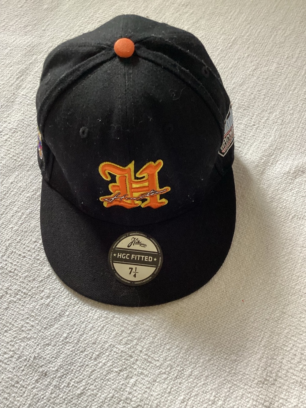 Headgear Houston Eagles Black Eagles Baseball League SZ 7 1/4